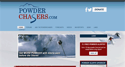 Desktop Screenshot of powderchasers.com